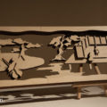 水野楓さんの「地元の民話をテーマとした奥行きのある切り絵作品の制作」